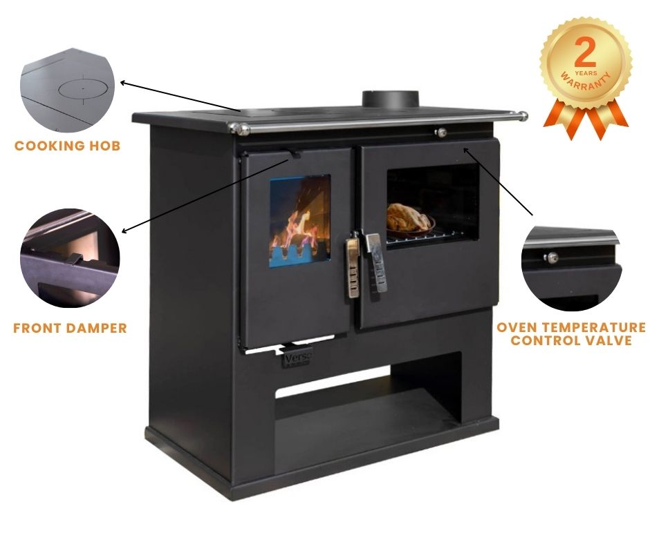 Wood burning cooker